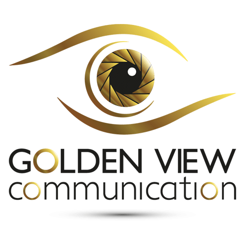 Logo golden view communication