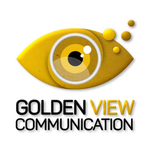 Logo golden view communication